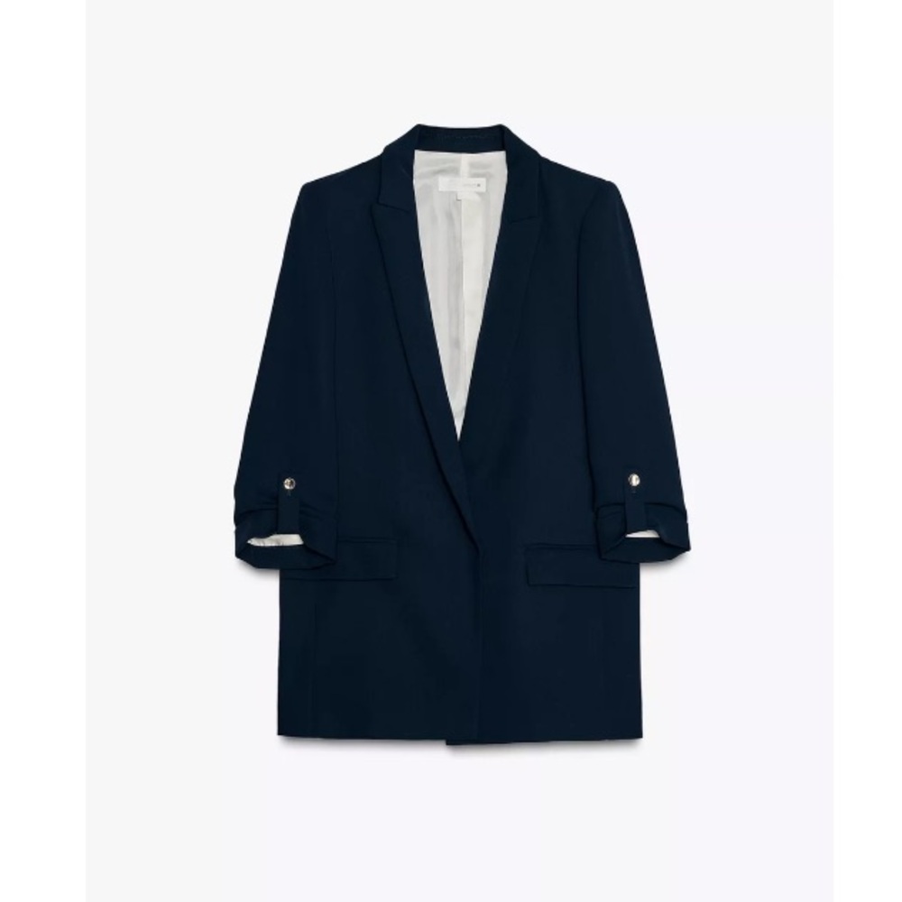 Zara Cuffed-Sleeve Blazer